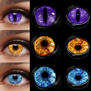 Eyeshare คอนแทคเลนส์ สีฟ้า สีเขียว สําหรับแต่งคอสเพลย์ ฮาโลวีน