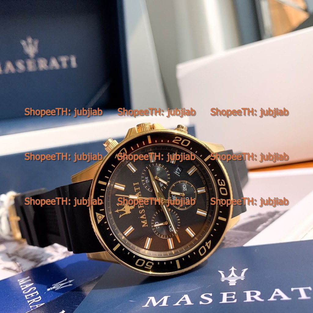 [Pre] R8871640001 44mm Sfida Mens Watch Maserati นาฬิกาผู้ชาย