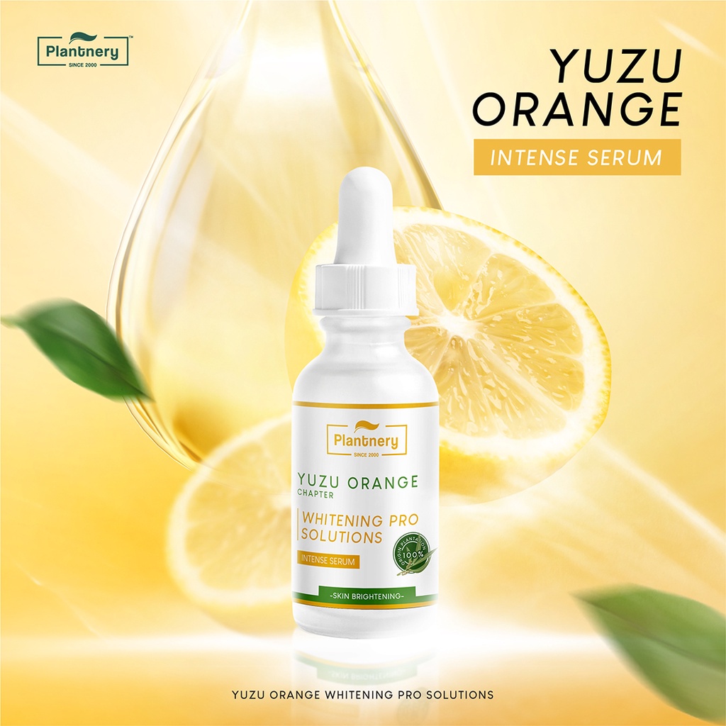 [พร้อมส่ง] Plantnery Yuzu Orange intense Serum 30 ml **** EXP 09/2024 ****