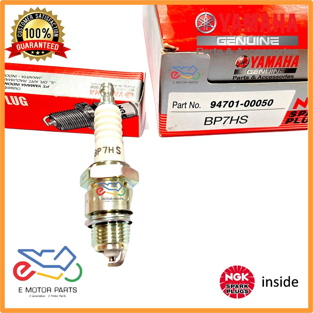 BP7HS SPARK PLUG Y110 NGK BUI KAPZAI 3YR - 94701-00050 BP7HS