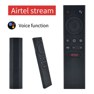 ใหม่ ของแท้ รีโมตควบคุมด้วยเสียง สําหรับสมาร์ททีวี Airtel XStream พร้อมบลูทูธ Google Assistant