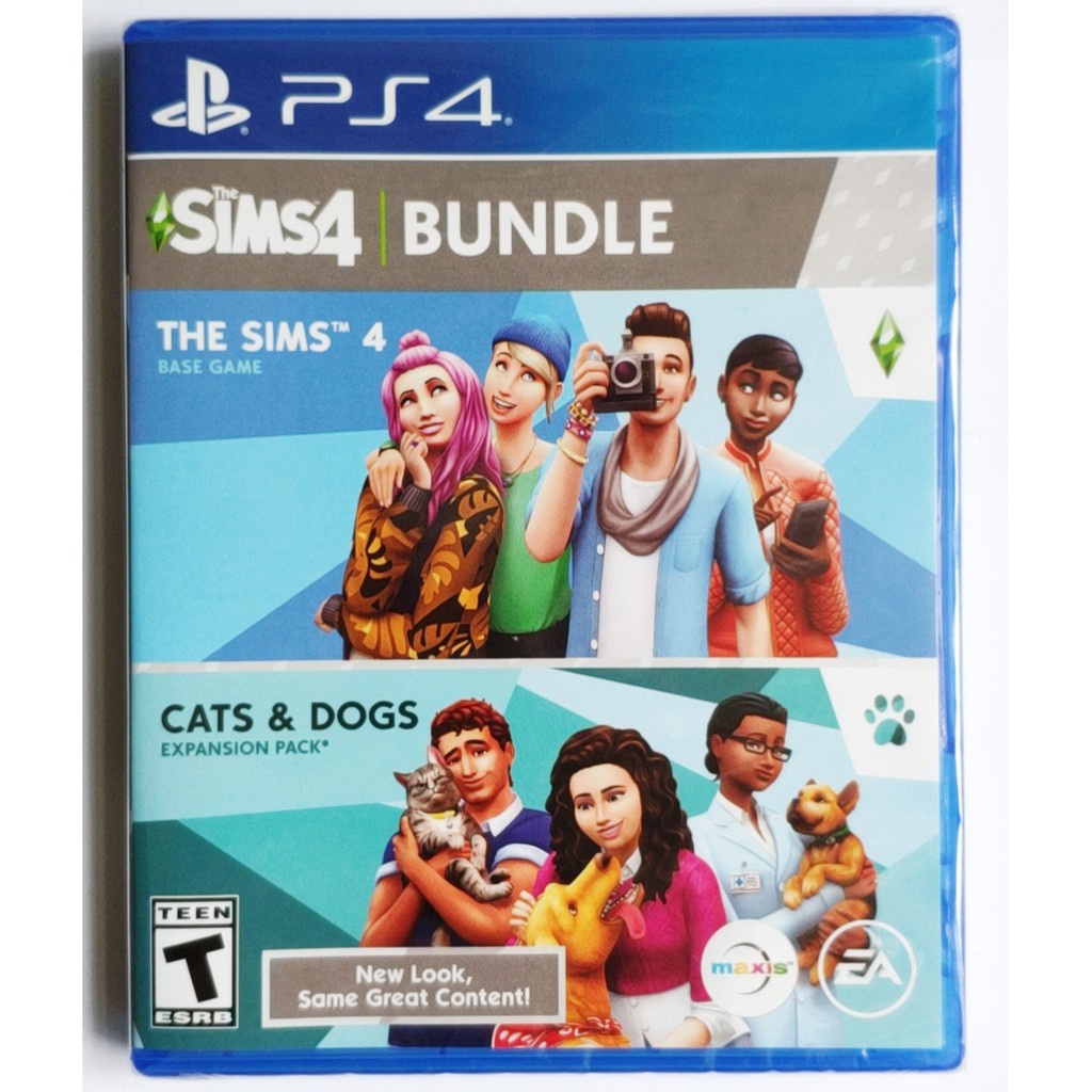 แผ่นเกมส์ PS4 the sims 4 bundle มือ1