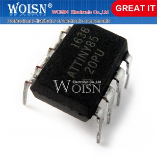 วงจรรวม DIP-8 ATTINY85-20PU ATTINY85-20 ATTINY85 85-20PU 1 ชิ้น