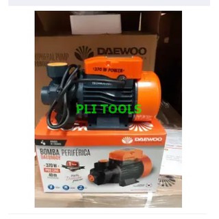 DAEWOO ปั๊มหอยโข่ง (ทรงหน้าหมู) ท่อ 1 นิ้ว 370 วัตต์ รุ่น DAEQB60Y ส่งฟรี เก็บเงินปลายทาง