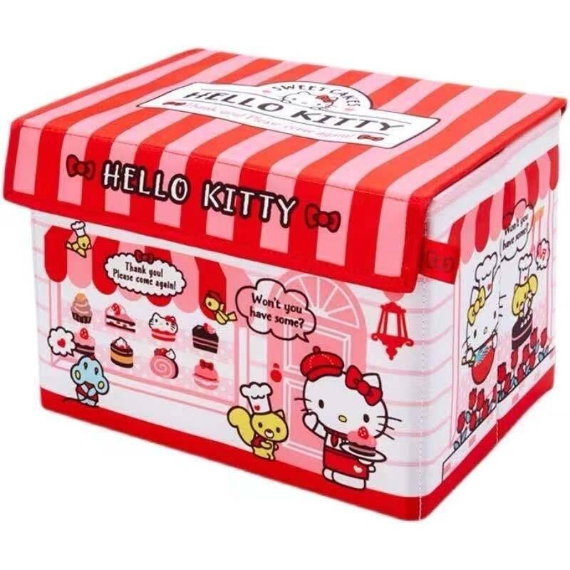 กล่องใส่ของพับได้ Sanrio Character คอลเลคชั่นใหม่ล่าสุด ชนงานญี่ปุ่น ขนาด 21×29×19.5 cm พร้อมส่งครบ 6 ลาย ตามภาพ