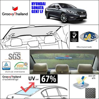 HYUNDAI SONATA Gen7 LF ม่านบังแดดเฉพาะด้านหลัง