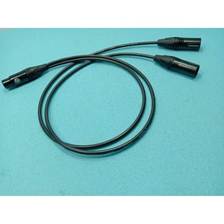 xlr cable แบบ 1 ออก 2  Canare L-4E6S (MADE IN JAPAN) ราคาต่อ 1 เส้น