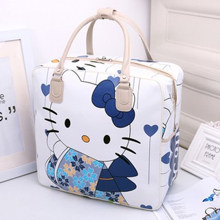 hello kitty กระเป๋าเดินทางกันน้ำขนาดใหญ่ลายการ์ตูนน่ารัก 07 กระเป๋าเดินทาง กระเป๋าเดินทาง ลายการ์ตูนน่ารัก