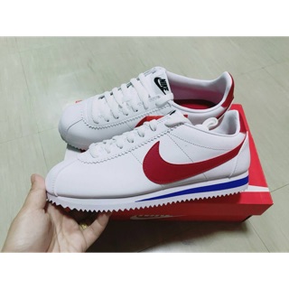 Nike cortez classic white&amp;red&amp;blue