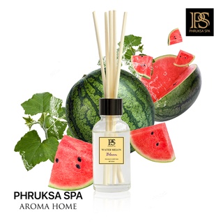 PHRUKSA SPA ก้านไม้หอมปรับอากาศ กลิ่นแตงโม 30 มล. (Reed Diffuser Water Melon)แถมฟรี! ก้านไม้หวาย