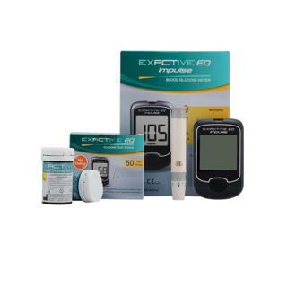 ❤พร้อมจัดส่ง❤เครื่องวัดน้ำตาล ตรวจเบาหวาน EXACTIVE EQ Impulse Blood Glucose Meter พร้อมแผ่นตรวจ 50 ชิ้น