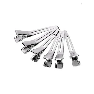 Star Let Single Pin Curl Clips (Aluminum Hair Clip) | กิ๊ฟ กิ๊บปากเป็ด สแตนเลสสั้นและยาว | 12 ตัว(9ซม) ,30&50 ตัว(4.8ซม)