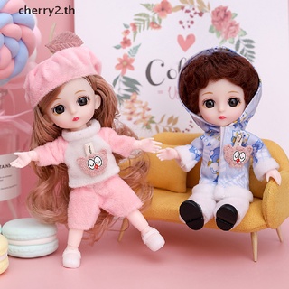 [cherry2] ตุ๊กตาเจ้าหญิง 1/12 16 ซม. พร้อมเสื้อผ้า และรองเท้า ข้อต่อขยับได้ ของขวัญ สําหรับเด็กผู้หญิง [TH]