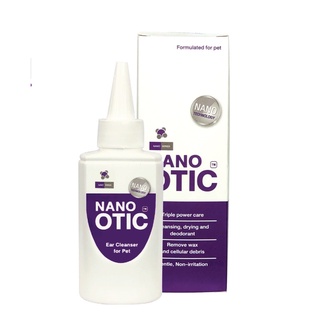 Nano Otic ผลิตภัณฑ์ทำความสะอาดหู สำหรับสุนัขและแมว อ่อนโยน ไม่อับชื้น