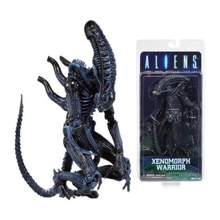 Neca ALIENS ฟิกเกอร์ CLASSIC Warrior Alien Xenomorph AVP PREDATOR 7 นิ้ว