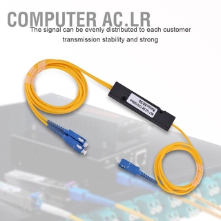 สายเคเบิ้ลออปติคอลไฟเบอร์ Ac.Lr 1 To 2 Singlemode Sc พร้อมตัวเชื่อมต่อ Sc-Sc