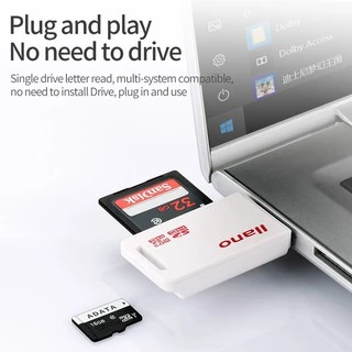 🔥ส่งไวจากไทย🔥Llano USB การ์ดรีดเดอร์ 2 In 1 สำหรับการ์ด TF / SD