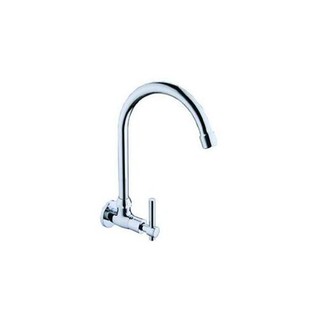 ก๊อกซิงค์เดี่ยวติดผนัง SF-124J/W ก๊อกซิงค์ ก๊อกน้ำ ห้องน้ำ SINK FAUCET SF-124J/W