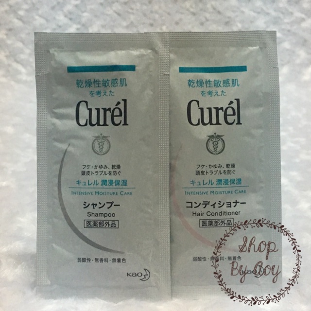Curel Intensive Moisture Care – Shampoo &amp; Conditioner ขนาดทดลอง