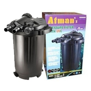 ถังกรองนอกบ่อปลา เเบบมี UV ยี่ห้อ ATMAN รุ่น EF-5000 UVC