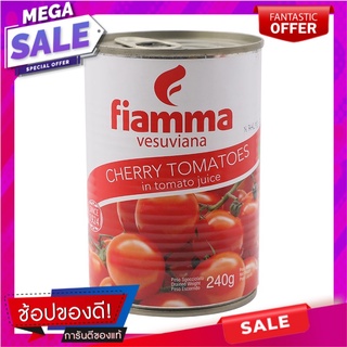 ไฟมมาวีสุเวียนามะเขือเทศเชอร์รี่ในน้ำมะเขือเทศ 400กรัม Firema Vesuviana Cherry Tomatoes in Tomato Juice 400g.