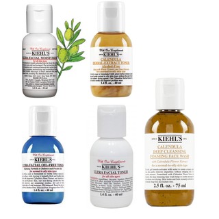 Kiehl’s Ultra Facial Toner 40ml, Ultra Facial Oil Free Toner 40ml, Moisture 30ml, Ultimate Strength Hand Salve 30ml