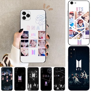 เคสโทรศัพท์มือถือแบบนิ่ม ลาย BTS สีดํา สําหรับ Samsung A91 A82 M20 M30 M30S M21 M31 M51