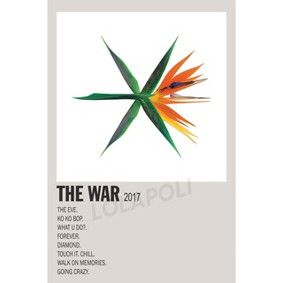 โปสเตอร์ ลายปกอัลบั้ม The War ศิลปิน EXO