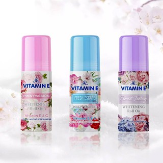 โรลออนระงับกลิ่นกาย เอ อาร์ วิตามิน อี ไวท์เทนนิ่ง  AR Vitamin E Whitening Roll On 75 ml.