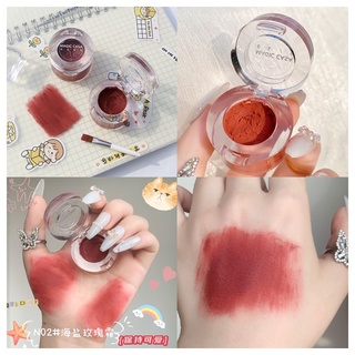 ลิปสติก เนื้อแมตต์กำมะหยี่ ติดทนนาน 4 สี Little ice cube jelly lip mud