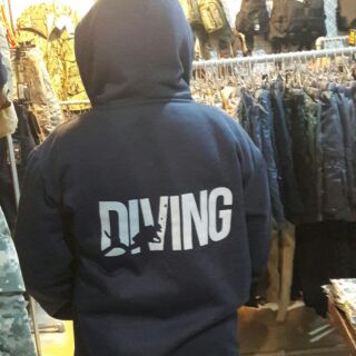 TANK2 HOODY DIVING เสื้อกันหนาว เสื้อฮู้ด