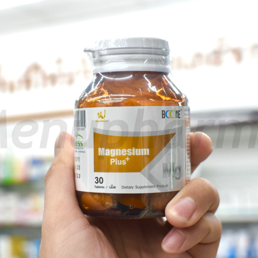 BOONE Magnesium Plus (แมกนีเซียม พลัส) 30 เม็ด