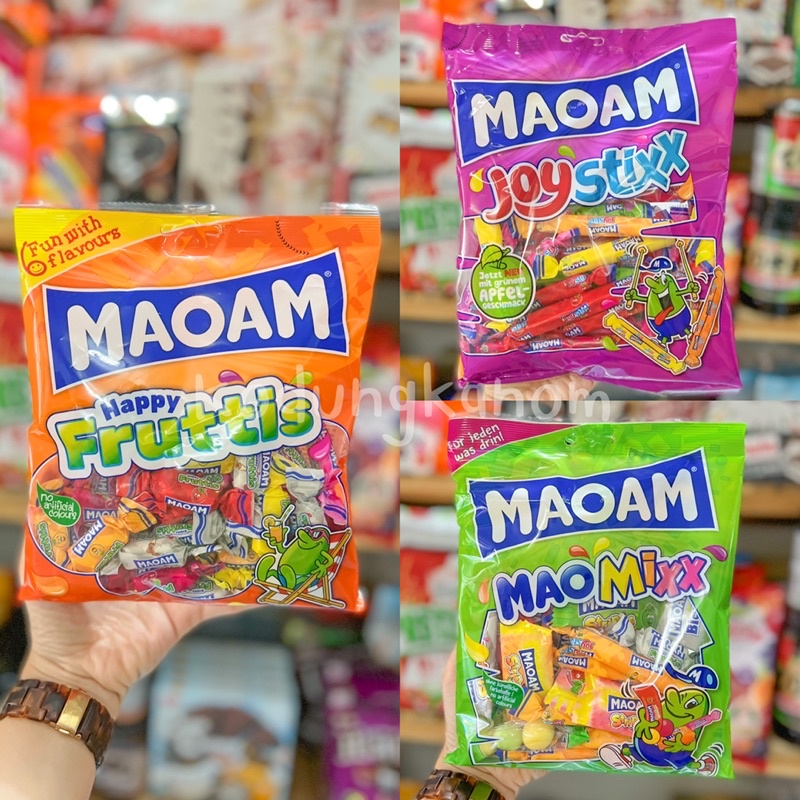 MAOAM ลูกอมเคี้ยวหนึบรสผลไม้ นำเข้าจากเยอรมัน มี4 แบบ