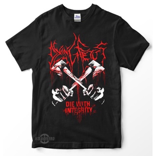 เสื้อยืด ลายวง dying fetus Die with integrity พรีเมี่ยม