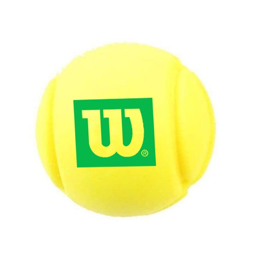 [สินค้าขายดี] Wilson กันสะเทือนสำหรับใส่ไม้เทนนิส รูปทรงลูกเทนนิสโดดเด่น TH Open Dampener