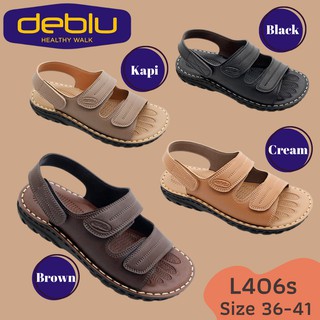 รองเท้าแบบสวมรัดส้นผู้หญิง Deblu L406s size 36-41