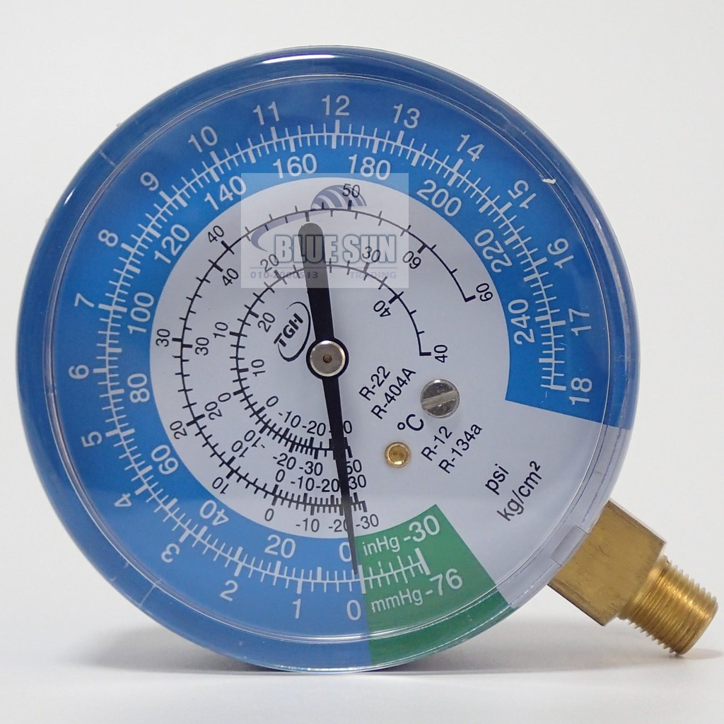 R12 / R134a / R22 / R404 MANIFOLD GAUGE (LOW & HIGH)