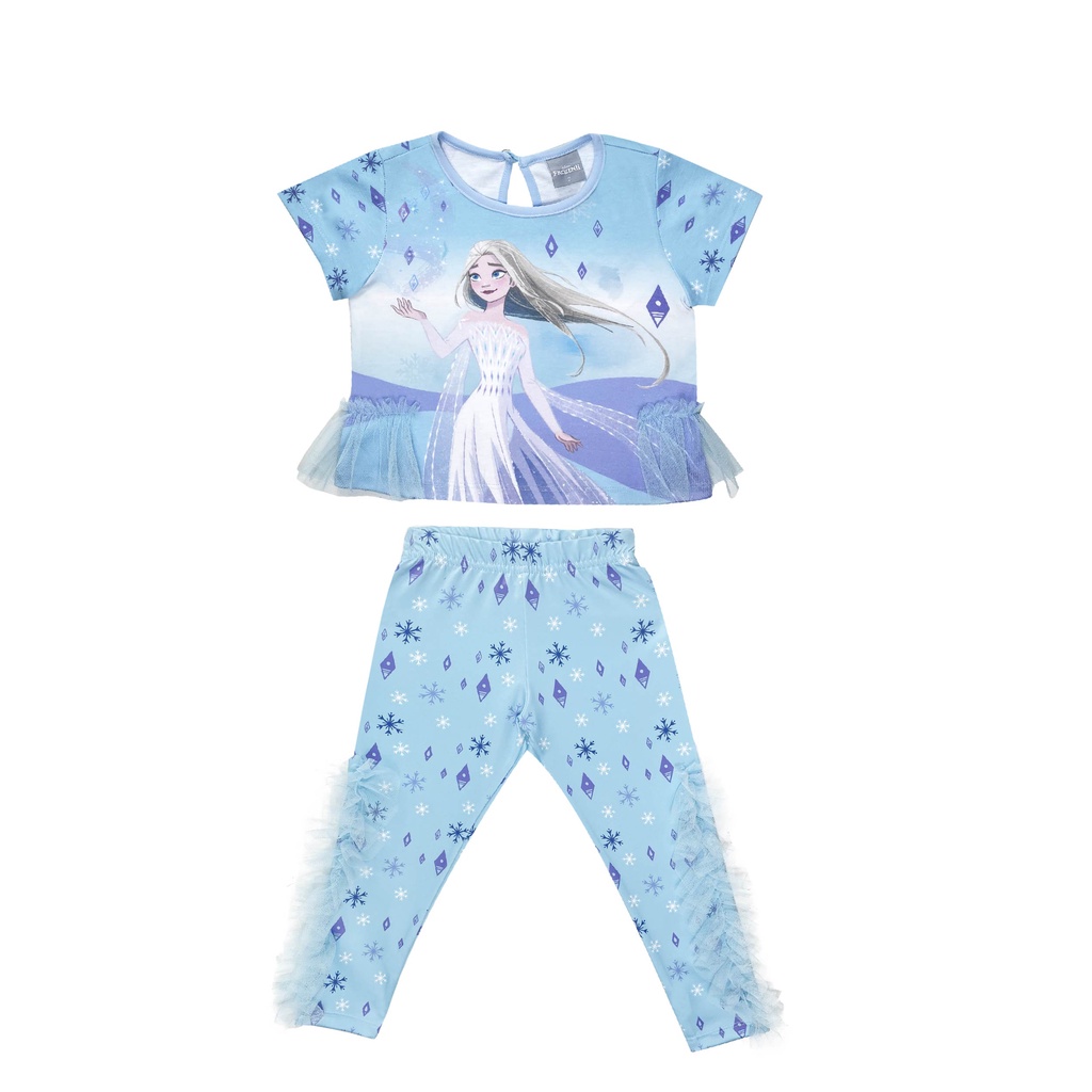DISNEY PRINCESS : 075023 ชุดเซ็ตเสื้อกางเกงเด็ก ลิขสิทธิ์แท้