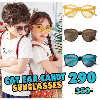 แว่นกันแดดเด็ก Cat ear Candy collection (3-12 ขวบ) (SUN6)แถมกล่อง(Random)