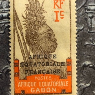 แสตมป์ POSTES AFRIQUE EQUATORIALE GABON