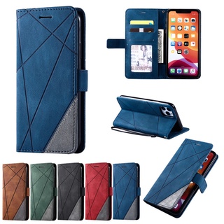 เคส iPhone 12 13 mini 11 Pro Max เคสฝาพับ เคสหนัง Flip Cover Wallet Case PU Faux Leather Stand Soft Silicone Bumper With Card Slots Pocket for iPhone11 iPhone12 iPhone11pro iPhone12pro iPhone13Pro iPhone13 iPhone12mini iPhone13Mini