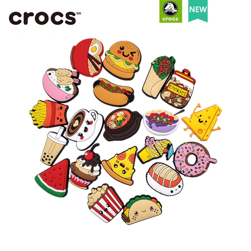 jibbitz crocs ตัวติดรองเท้า แตงโมเบอร์เกอร์