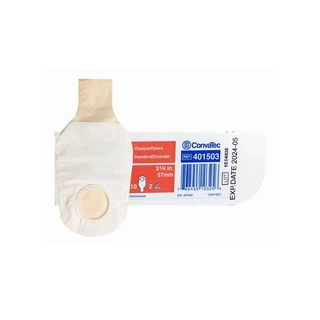 (1 กล่อง) Convatec Sur-Fit Natura Opaque ถุงเก็บอุจจาระหน้าท้องปลายเปิด