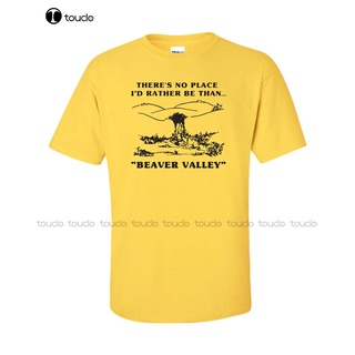 [S-5XL] ใหม่ เสื้อยืดลําลอง แขนสั้น พิมพ์ลาย ID Rather Be Than Beaver Valley น่ารัก สไตล์คลาสสิก เหมาะกับฤดูร้อน สําหรั