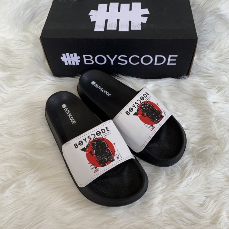 รองเท้าแตะ Slop สําหรับผู้ชายและผู้หญิง TYPE 25 BOYSCODE SERIES / รองเท้าแตะ Vans Flip Flops คุณภาพ