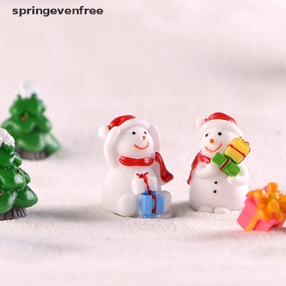 ฟิกเกอร์ Spef Christmas Snowman ซานตาคลอสสําหรับตกแต่งต้นคริสต์มาส