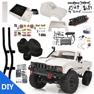 WPL C24-1KIT Remote Controlled Off-Road RC Cars1:16 Full Proportion Rock Crawler Truck Climbing DIY Children Vehicle Model