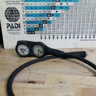 PSI Console Mini2K Combo Pressue,Depth gauge made in ITALY by ครูแว่น frogmangear SCUBA