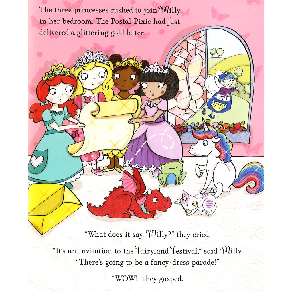 BBW หนังสือ Princess Milly's Mixed Up Magic The Fancy Dress Festival ...