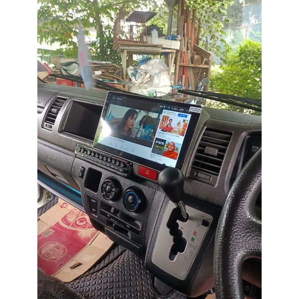 จอแอนดรอยด์พร้อมหน้ากาก ตรงรุ่น รถตู้ TOYOTA ปี05-18
